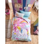 Casa si Gradina - Textile si covoare - Lenjerii de pat - Lenjerii copii - Set lenjerie pat copii, L'essentiel Maison, multicolor, 160x220 cm, bumbac ranforce - Infinity.ro