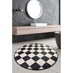 Casa si Gradina - Textile si covoare - Covoare - Covorase baie - Covoras de baie, L'essentiel Maison, multicolor, diametru 100 cm, 100% poliester, antiderapant, 359CHL4232 - Infinity.ro