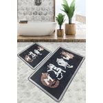 Casa si Gradina - Textile si covoare - Covoare - Covorase baie - Set covorase de baie, L'essentiel Maison, multicolor, 60x100 cm + 50x60 cm, 100% poliester, antiderapant, 510CHL1124 - Infinity.ro