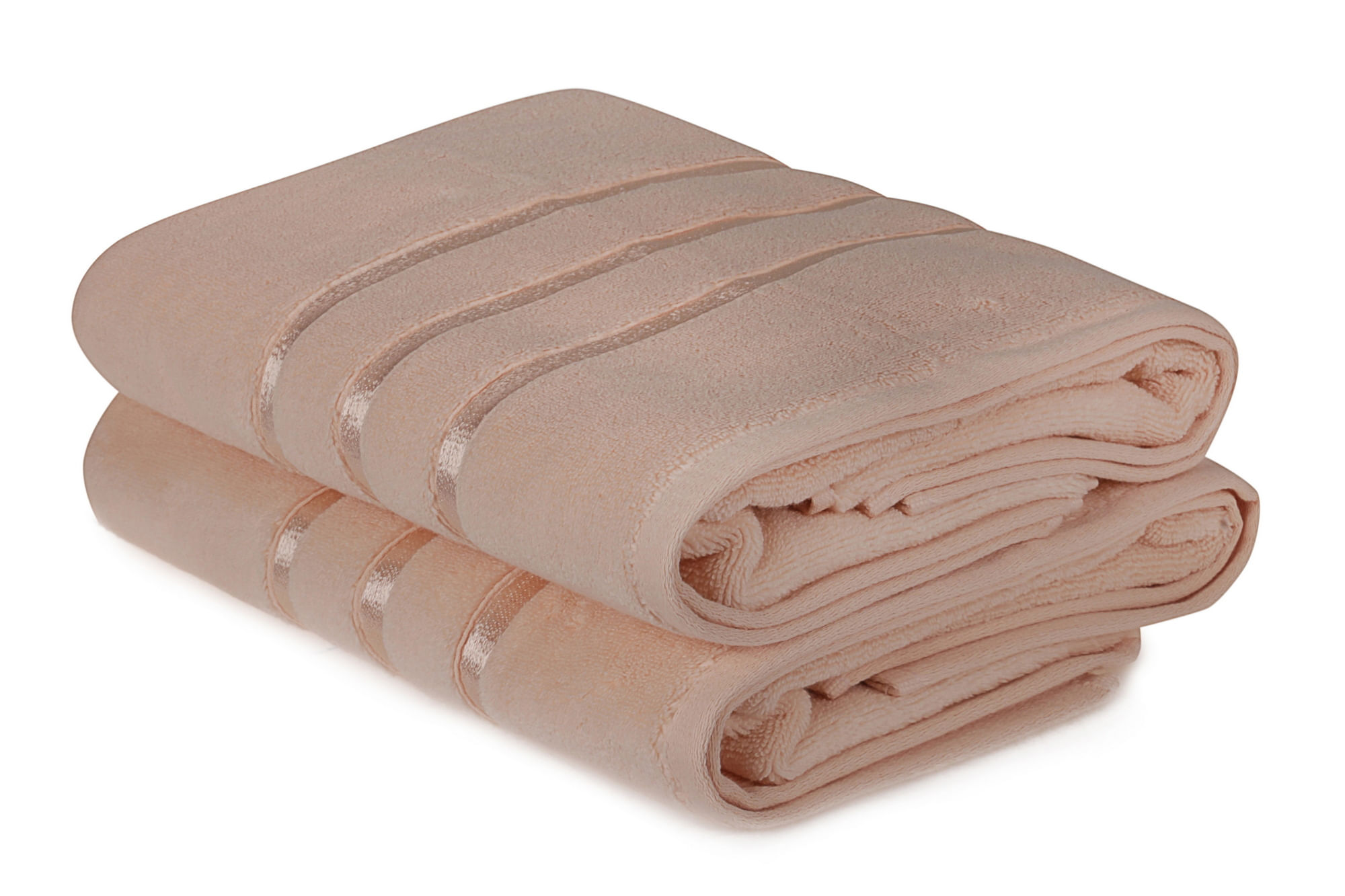 Set prosoape baie, L'essentiel Maison, somon, 70x140 cm, 100% microcoton