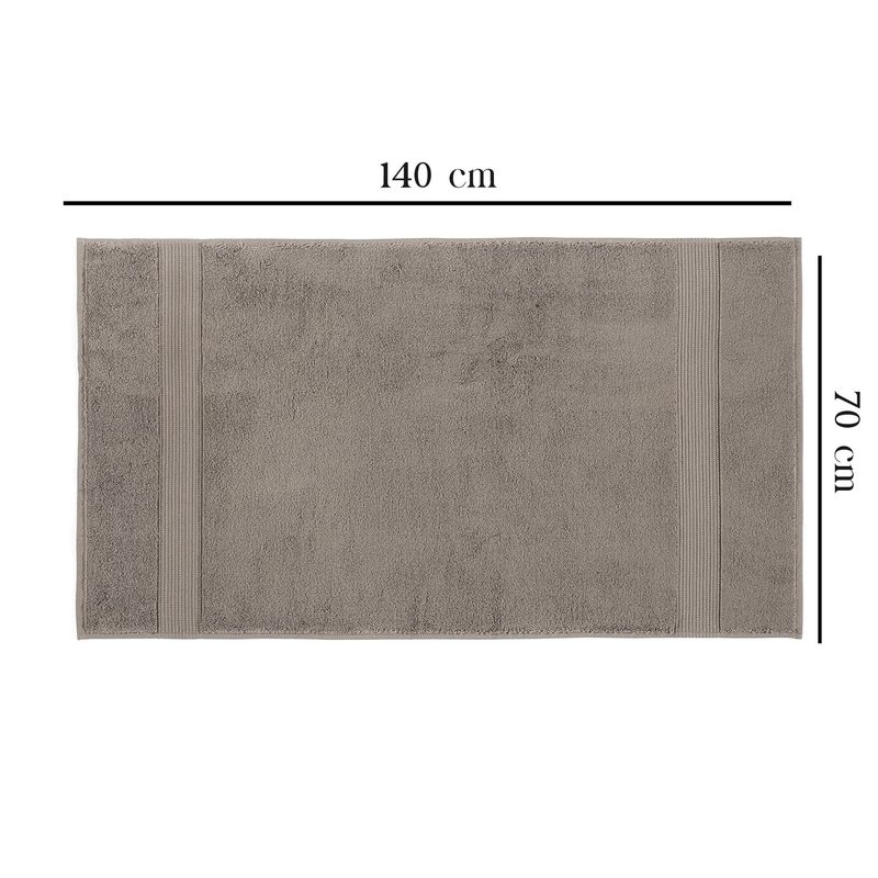 Casa si Gradina - Textile si covoare - Textile baie - Prosoape - Prosop de baie, L'essentiel Maison, gri cald, 70x140 cm, 100% bumbac - Infinity.ro