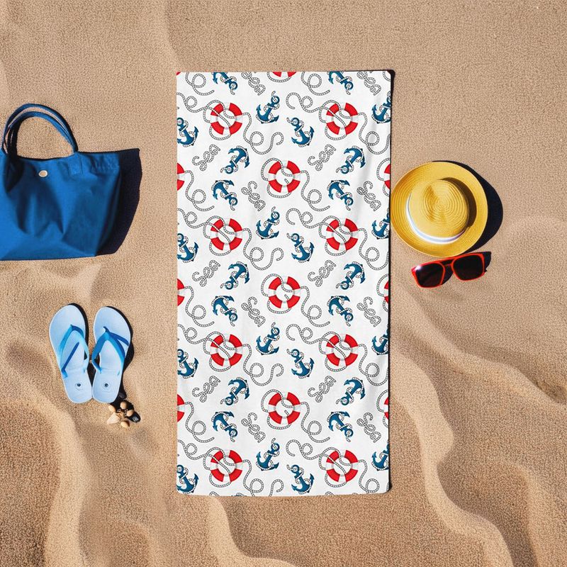 Casa si Gradina - Textile si covoare - Textile baie - Prosoape - Prosop de plaja, L'essentiel Maison, multicolor, 75x150 cm, 60% bumbac 40% poliester, lavabil la masina, 349MNT1127 - Infinity.ro