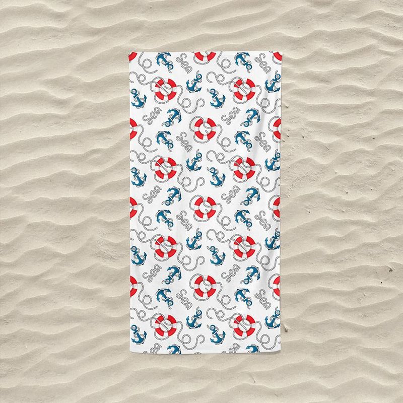 Casa si Gradina - Textile si covoare - Textile baie - Prosoape - Prosop de plaja, L'essentiel Maison, multicolor, 75x150 cm, 60% bumbac 40% poliester, lavabil la masina, 349MNT1127 - Infinity.ro