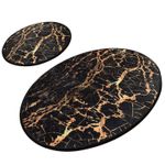 Casa si Gradina - Textile si covoare - Covoare - Covorase baie - Set covorase de baie, L'essentiel Maison, multicolor, 50x60 cm si 60x100 cm, 100% poliester, antiderapant, 359CHL2402 - Infinity.ro