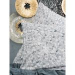 Casa si Gradina - Textile si covoare - Lenjerii de pat - Seturi de lenjerie - Set lenjerie pat single, L'essentiel Maison, antracit alb gri, 100% bumbac ranforce, 160x220 cm - Infinity.ro