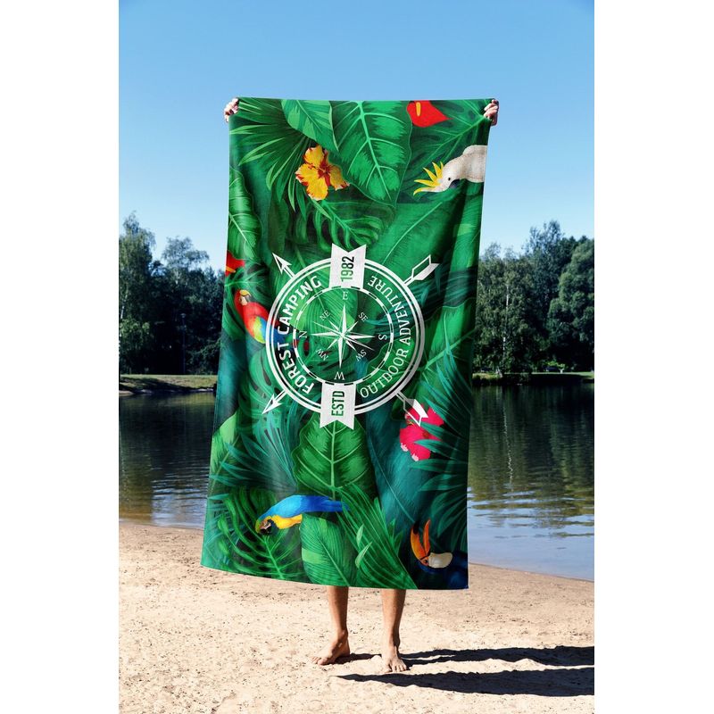 Casa si Gradina - Textile si covoare - Textile baie - Prosoape - Prosop de plaja, L'essentiel Maison, multicolor, 70x130 cm, 70% poliester 30% poliamida, microfilament - Infinity.ro