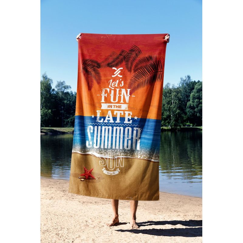 Casa si Gradina - Textile si covoare - Textile baie - Prosoape - Prosop de plaja, L'essentiel Maison, multicolor, 90x150 cm, microfibra, 450AST1173 - Infinity.ro