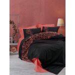 Casa si Gradina - Textile si covoare - Lenjerii de pat - Seturi de lenjerie - Set lenjerie pat dublu, L'essentiel Maison, coral, 200x220 cm, 100% bumbac ranforce - Infinity.ro