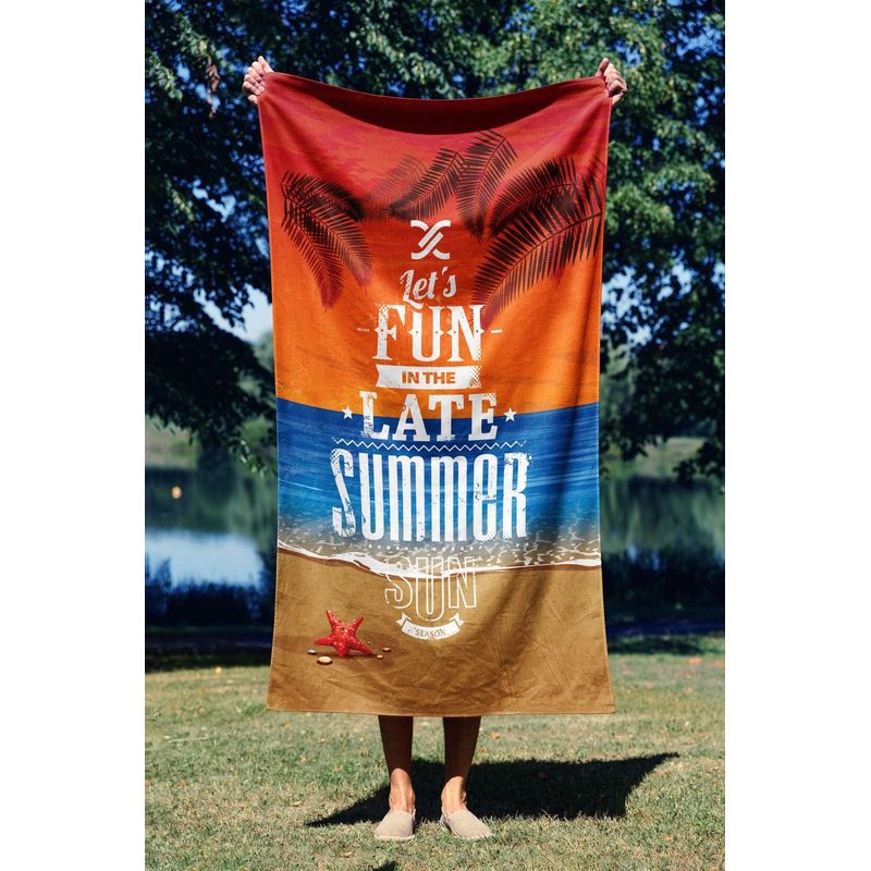 Casa si Gradina - Textile si covoare - Textile baie - Prosoape - Prosop de plaja, L'essentiel Maison, multicolor, 90x150 cm, microfibra, 450AST1173 - Infinity.ro