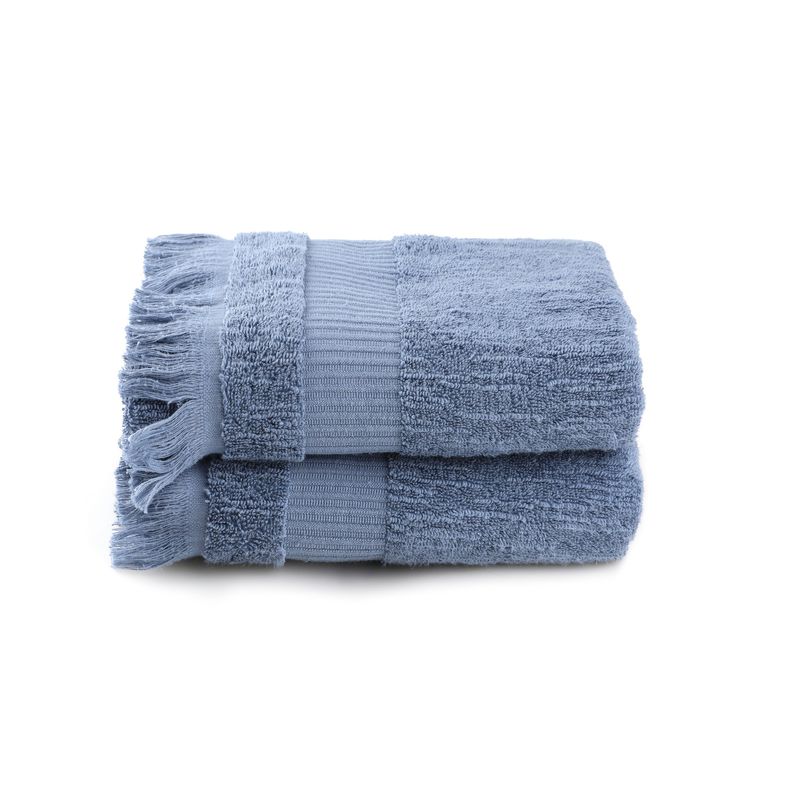 Casa si Gradina - Textile si covoare - Textile baie - Prosoape - Set prosoape de mana, L'essentiel Maison, albastru, 50x90 cm, 100% bumbac, 2 bucati, 317HBY3275 - Infinity.ro