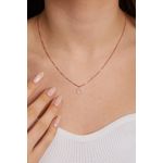 Fashion, accesorii si bijuterii - Femei - Bijuterii femei - Coliere femei - Colier, Heliophilia, argint 925, aur roz, unisex, antialergic, 757ELS2123 - Infinity.ro