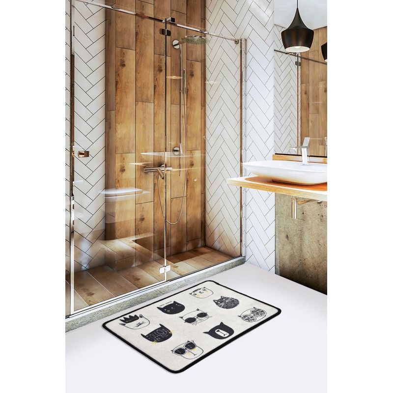 Casa si Gradina - Textile si covoare - Covoare - Covorase baie - Covoras de baie, L'essentiel Maison, multicolor, 40x60 cm, 100% poliester, antiderapant, 359CHL4166 - Infinity.ro