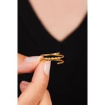 Fashion, accesorii si bijuterii - Femei - Bijuterii femei - Inele femei - Inel, Heliophilia, argint 925, auriu, marime universala, 757ELS2306 - Infinity.ro