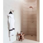 Casa si Gradina - Textile si covoare - Textile baie - Halate de baie - Halat de baie, L'essentiel Maison, alb negru, s/m, 100% bumbac, 459ELT1155 - S/M - Infinity.ro