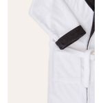 Casa si Gradina - Textile si covoare - Textile baie - Halate de baie - Halat de baie, L'essentiel Maison, alb negru, s/m, 100% bumbac, 459ELT1155 - S/M - Infinity.ro