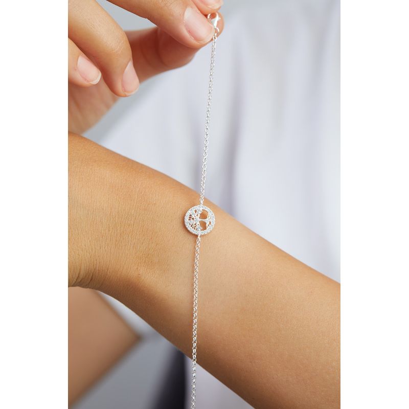 Fashion, accesorii si bijuterii - Femei - Bijuterii femei - Bratari femei - Bratara, Heliophilia, argint 925, argintiu, 18+4 cm, antialergica, 757ELS1503 - Infinity.ro