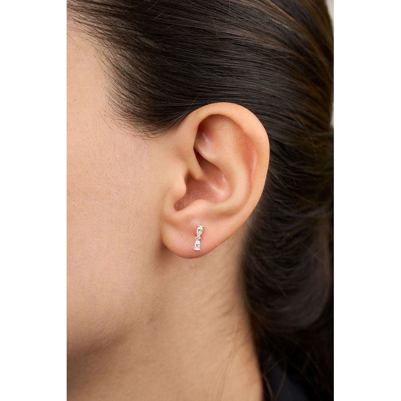 Fashion, accesorii si bijuterii - Femei - Bijuterii femei - Cercei femei - Cercei, Heliophilia, argint 925, argintiu, dama, marime universala, 757ELS1946 - Infinity.ro