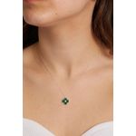 Fashion, accesorii si bijuterii - Femei - Bijuterii femei - Coliere femei - Colier, Heliophilia, argint 925, verde, one size - Infinity.ro