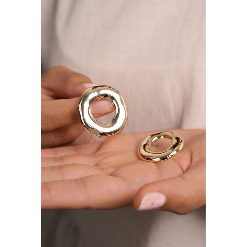 Fashion, accesorii si bijuterii - Femei - Bijuterii femei - Cercei femei - Cercei, Heliophilia, metal, auriu, marime unica, 757ELS1331 - Infinity.ro