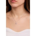 Fashion, accesorii si bijuterii - Femei - Bijuterii femei - Coliere femei - Colier, Heliophilia, argint 925, argintiu, lungime lant 45+5 cm, diametru pandantiv 1,5 cm, 757ELS2139 - Infinity.ro