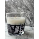 Casa si Gradina - Decoratiuni - Aromaterapie si lumanari - Lumanari si candele - Lumanare, Aberto Design, sticla, negru alb, 9x10x9 cm, soia - Infinity.ro