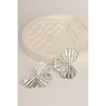 Fashion, accesorii si bijuterii - Femei - Bijuterii femei - Cercei femei - Cercei, Heliophilia, metal, argintiu, 2x3 cm - Infinity.ro