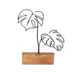 Casa si Gradina - Decoratiuni - Obiecte de arta - Obiect decorativ, Aberto Design, metal, negru, lemn, 17x30x3.5 cm, 533BSG1131 - Infinity.ro