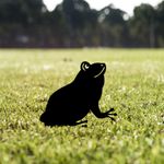 Casa si Gradina - Gradina si terasa - Decoratiuni exterior - Ornamente gradina - Obiect decorativ, Aberto Design, metal, negru, 34x22 cm - Infinity.ro