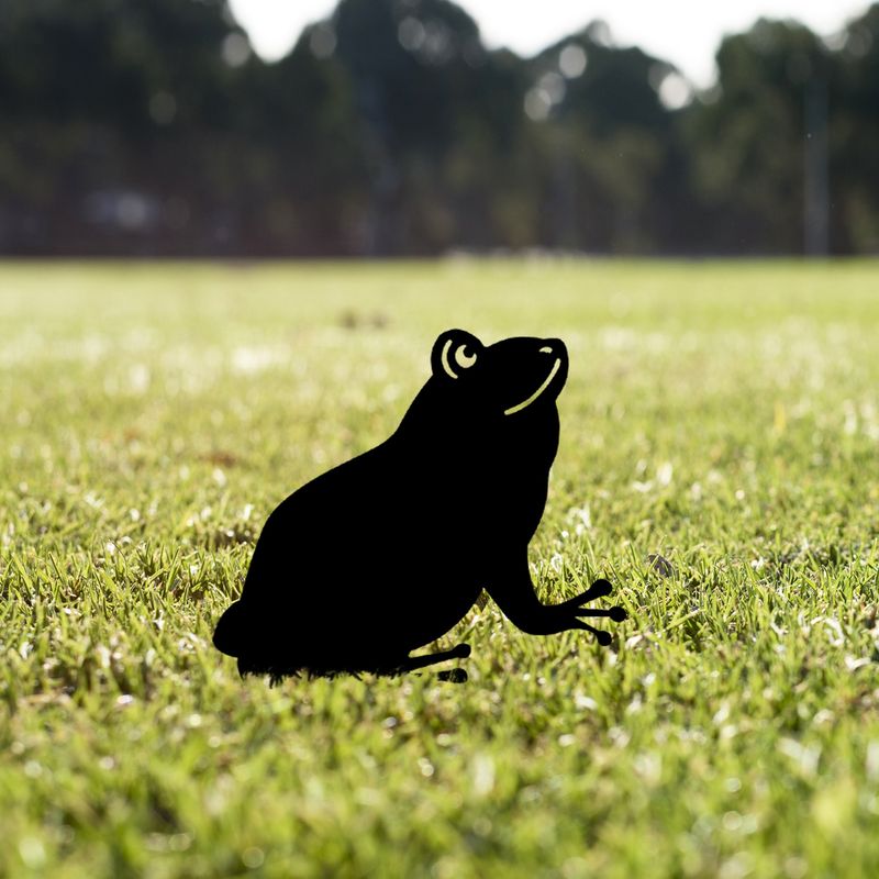 Casa si Gradina - Gradina si terasa - Decoratiuni exterior - Ornamente gradina - Obiect decorativ, Aberto Design, metal, negru, 34x22 cm - Infinity.ro