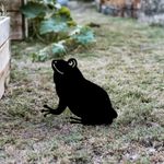 Casa si Gradina - Gradina si terasa - Decoratiuni exterior - Ornamente gradina - Obiect decorativ, Aberto Design, metal, negru, 34x22 cm - Infinity.ro