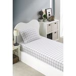 Casa si Gradina - Textile si covoare - Lenjerii de pat - Seturi de lenjerie - Set lenjerie de pat, L'essentiel Maison, gri, 100x200 cm, 65% bumbac 35% poliester - Infinity.ro