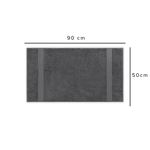 Casa si Gradina - Textile si covoare - Textile baie - Prosoape - Prosop de mana, L'essentiel Maison, antracit, 50x90 cm, 100% bumbac - Infinity.ro