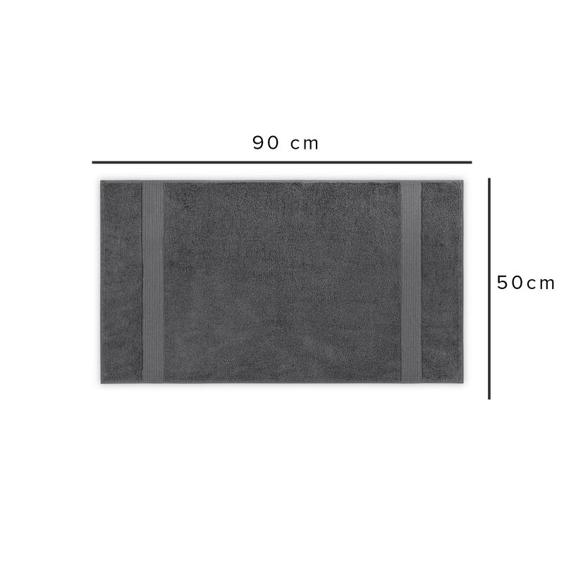 Casa si Gradina - Textile si covoare - Textile baie - Prosoape - Prosop de mana, L'essentiel Maison, antracit, 50x90 cm, 100% bumbac - Infinity.ro