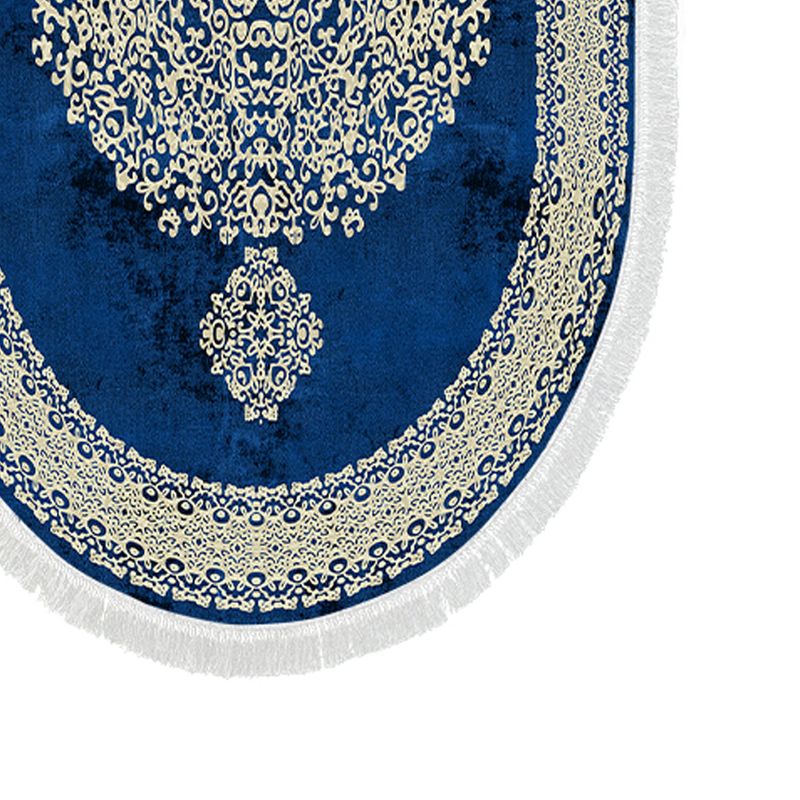 Casa si Gradina - Textile si covoare - Covoare - Covorase baie - Set covorase de baie, L'essentiel Maison, albastru, 50x60 cm si 60x100 cm, 100% poliester, antiderapant, 299ANR1661 - Infinity.ro