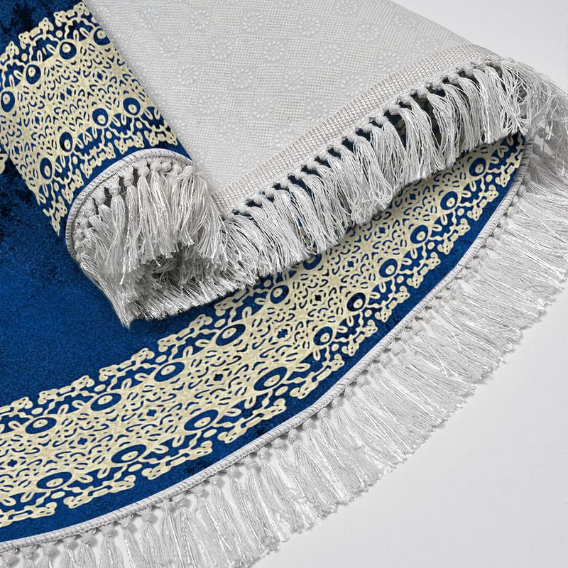 Casa si Gradina - Textile si covoare - Covoare - Covorase baie - Set covorase de baie, L'essentiel Maison, albastru, 50x60 cm si 60x100 cm, 100% poliester, antiderapant, 299ANR1661 - Infinity.ro