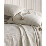 Casa si Gradina - Textile si covoare - Lenjerii de pat - Seturi de lenjerie - Set pique dublu, L'essentiel Maison, nurca, 240x260 cm, 100% bumbac, jacquard - Infinity.ro