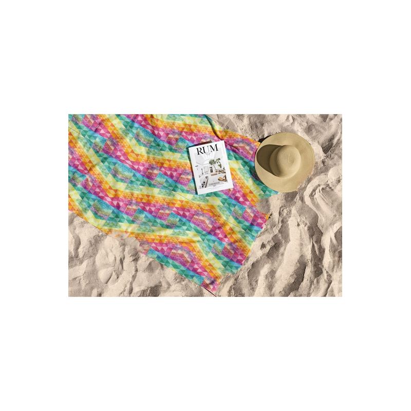 Casa si Gradina - Textile si covoare - Textile baie - Prosoape - Prosop de plaja, L'essentiel Maison, multicolor, 90x150 cm, microfibra, 450AST1168 - Infinity.ro