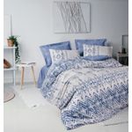 Casa si Gradina - Textile si covoare - Lenjerii de pat - Seturi de lenjerie - Set lenjerie pat dublu, L'essentiel Maison, albastru, 200x220 cm, 100% bumbac ranforce, 129CTN4492 - Infinity.ro