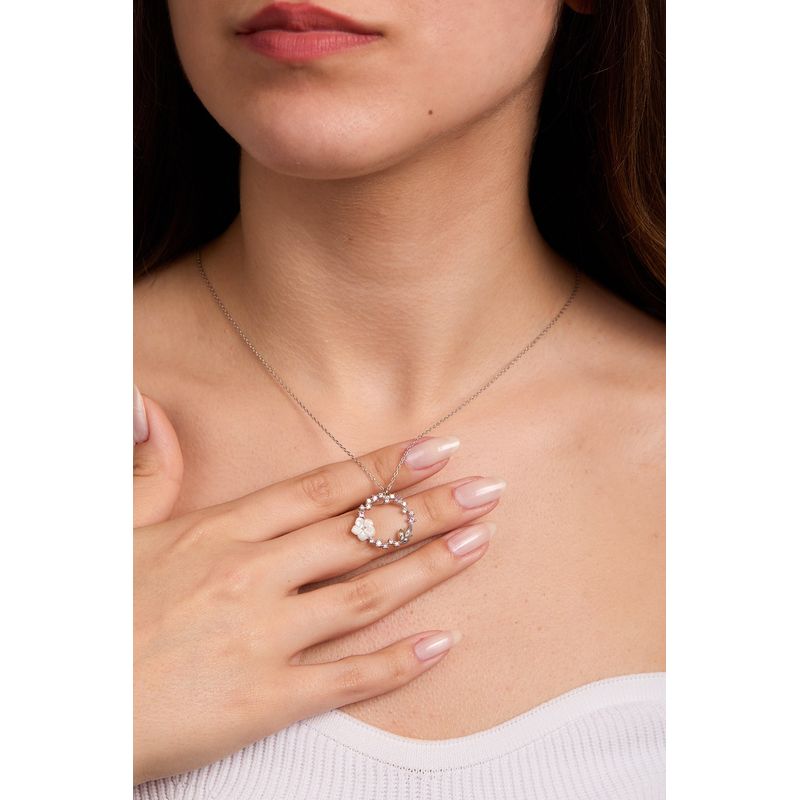 Fashion, accesorii si bijuterii - Femei - Bijuterii femei - Coliere femei - Colier, Heliophilia, argint 925, argintiu, marime universala, 757ELS2160 - Infinity.ro