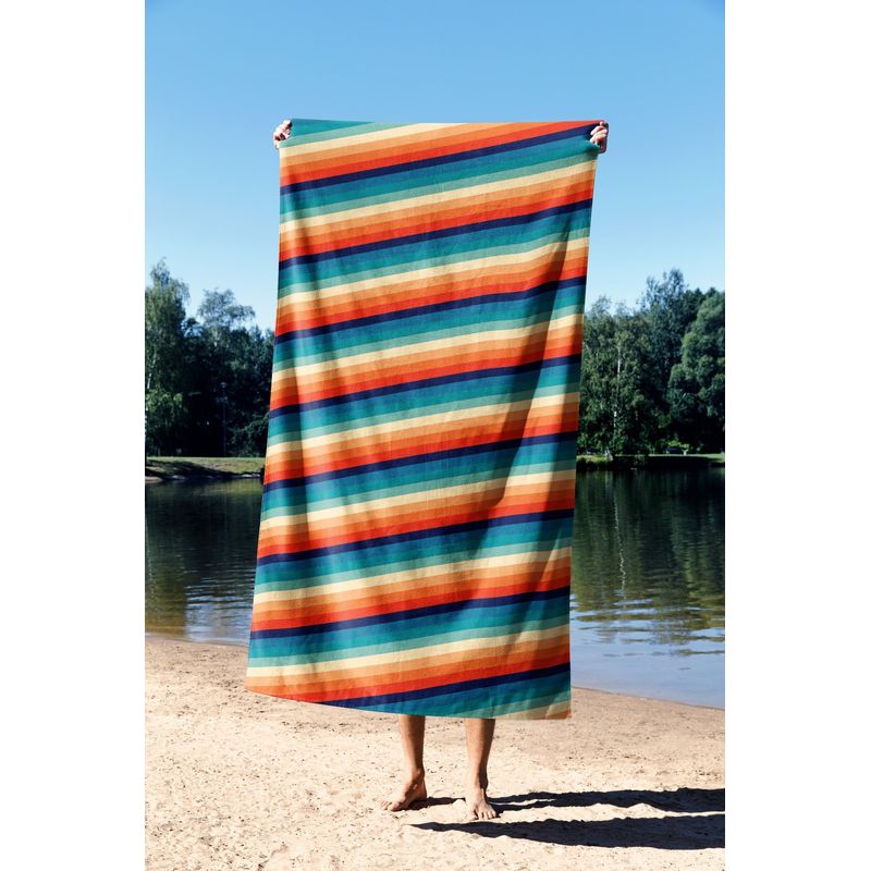 Casa si Gradina - Textile si covoare - Textile baie - Prosoape - Prosop de plaja, L'essentiel Maison, multicolor, 70x130 cm, microfibra, 450AST1135 - Infinity.ro
