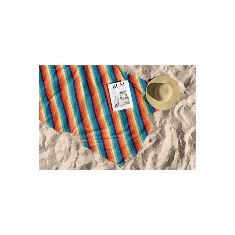 Casa si Gradina - Textile si covoare - Textile baie - Prosoape - Prosop de plaja, L'essentiel Maison, multicolor, 70x130 cm, microfibra, 450AST1135 - Infinity.ro
