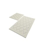 Casa si Gradina - Textile si covoare - Covoare - Covorase baie - Set covorase de baie, L'essentiel Maison, ecru, 50x60 cm si 60x100 cm, 100% bumbac, antiderapant, 351ALS2138 - Infinity.ro