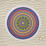 Casa si Gradina - Textile si covoare - Textile baie - Prosoape - Prosop de plaja, L'essentiel Maison, multicolor, 150x150 cm, 60% bumbac 40% poliester, 349MNT1131 - Infinity.ro