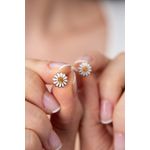 Fashion, accesorii si bijuterii - Femei - Bijuterii femei - Cercei femei - Cercei, Heliophilia, femei, argint 925, multicolor, marimea 12, smalt si zirconiu - Infinity.ro