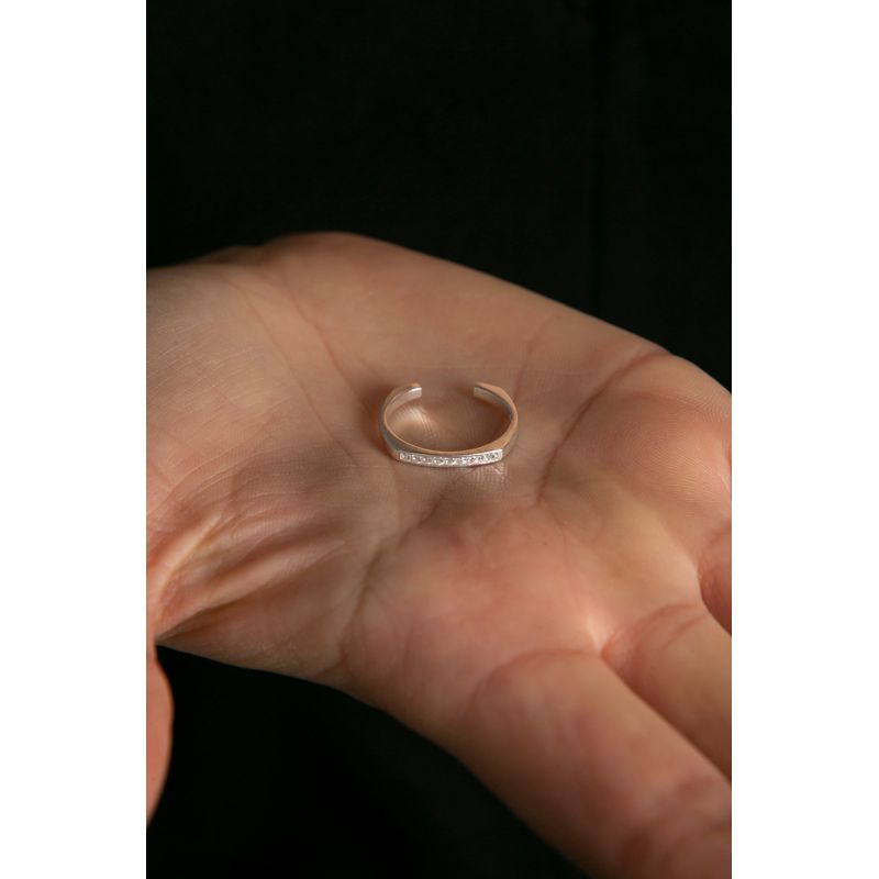 Fashion, accesorii si bijuterii - Femei - Bijuterii femei - Inele femei - Inel, Heliophilia, argint 925, argintiu, diametru 18.3 mm, reglabil - Infinity.ro