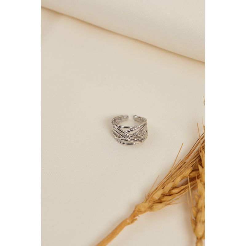 Fashion, accesorii si bijuterii - Femei - Bijuterii femei - Inele femei - Inel, Heliophilia, metal, argintiu - Infinity.ro