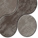 Casa si Gradina - Textile si covoare - Covoare - Covorase baie - Set covorase de baie, L'essentiel Maison, maro, 50x60 cm + 60x100 cm, 100% poliester, antiderapant, 394ANR1496 - Infinity.ro