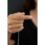 Fashion, accesorii si bijuterii - Femei - Bijuterii femei - Coliere femei - Colier, Heliophilia, argint 925, argintiu, cu zirconiu, marime universala - Infinity.ro