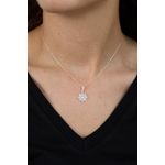 Fashion, accesorii si bijuterii - Femei - Bijuterii femei - Coliere femei - Colier, Heliophilia, argint 925, argintiu, cu zirconiu, marime universala - Infinity.ro