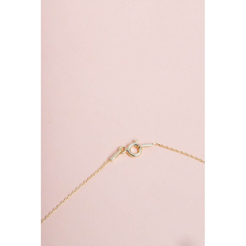 Fashion, accesorii si bijuterii - Femei - Bijuterii femei - Coliere femei - Colier, Heliophilia, argint 925, auriu, piatra zircon, marime unica - Infinity.ro